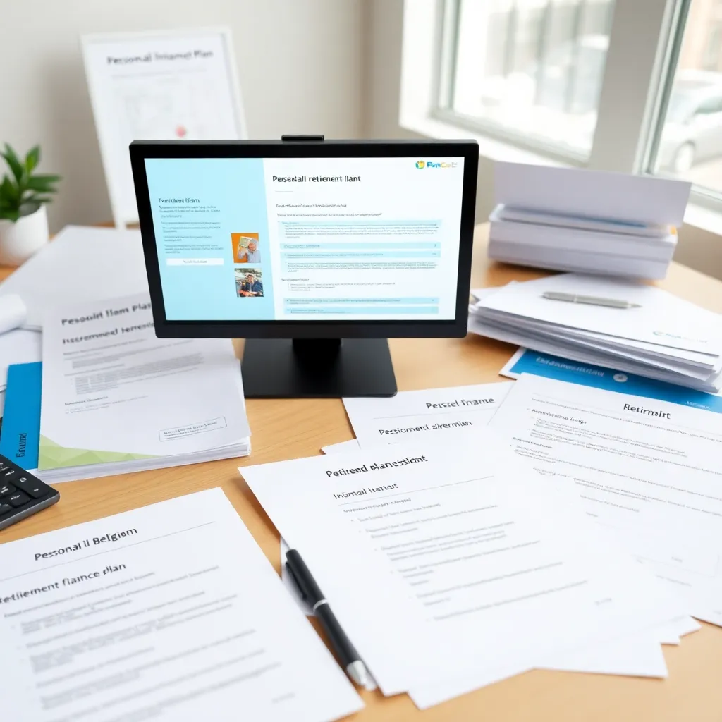 Overzicht van verschillende pensioenopties en financiële documenten